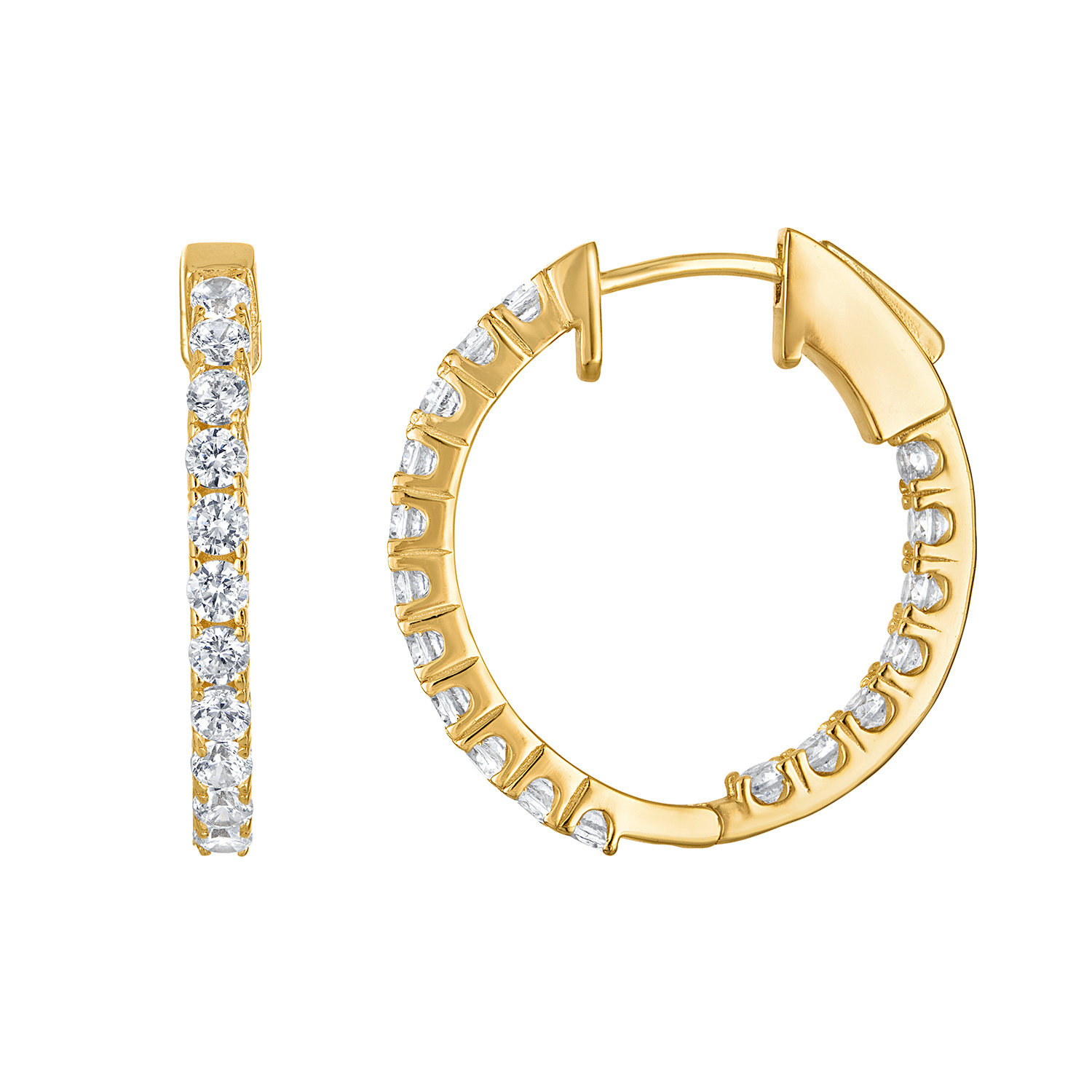 Gold Classic Hoop Earrings