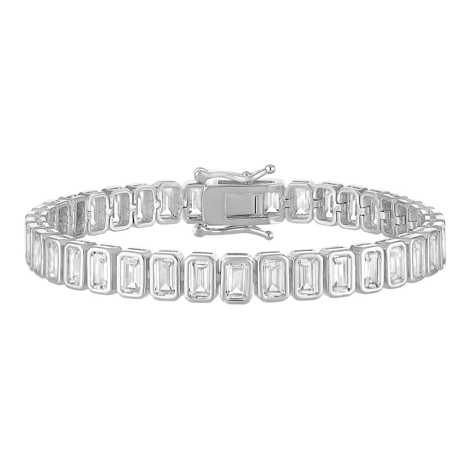 Tennis Bracelets | Cubic Zirconia | Bezet-set Emerald