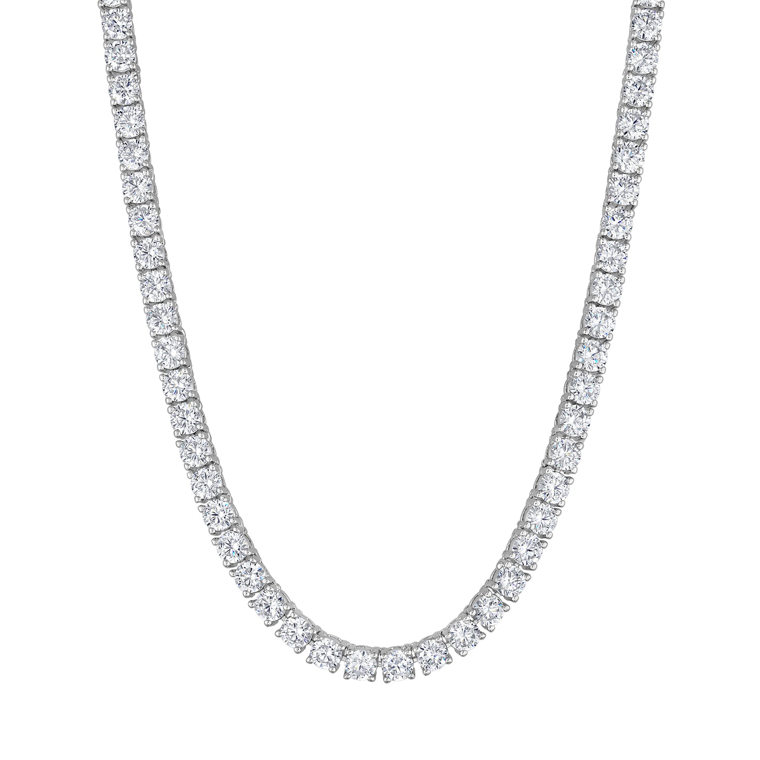 Tennis Necklaces | Cubic Zirconia | Round