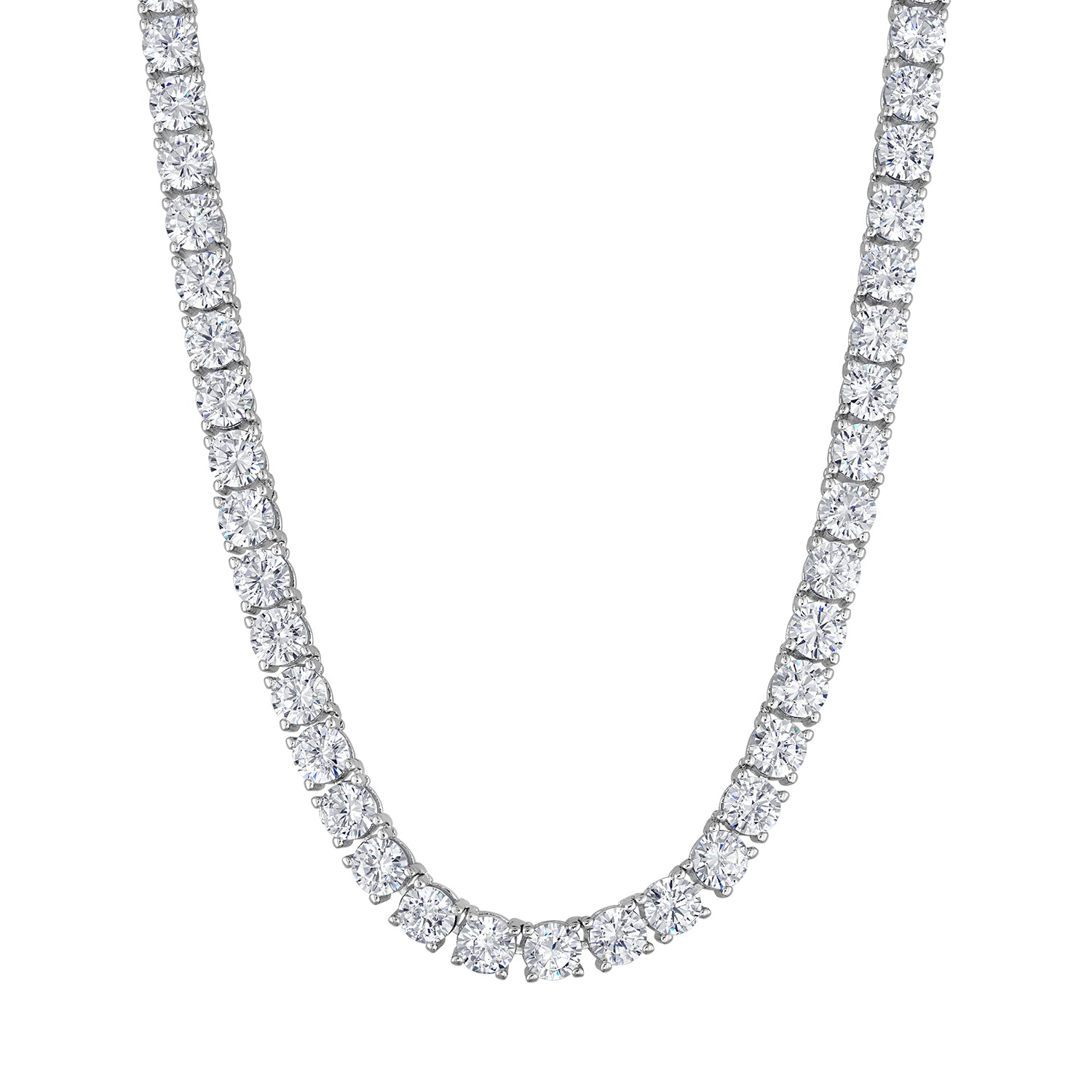Tennis Necklaces | Cubic Zirconia | Round
