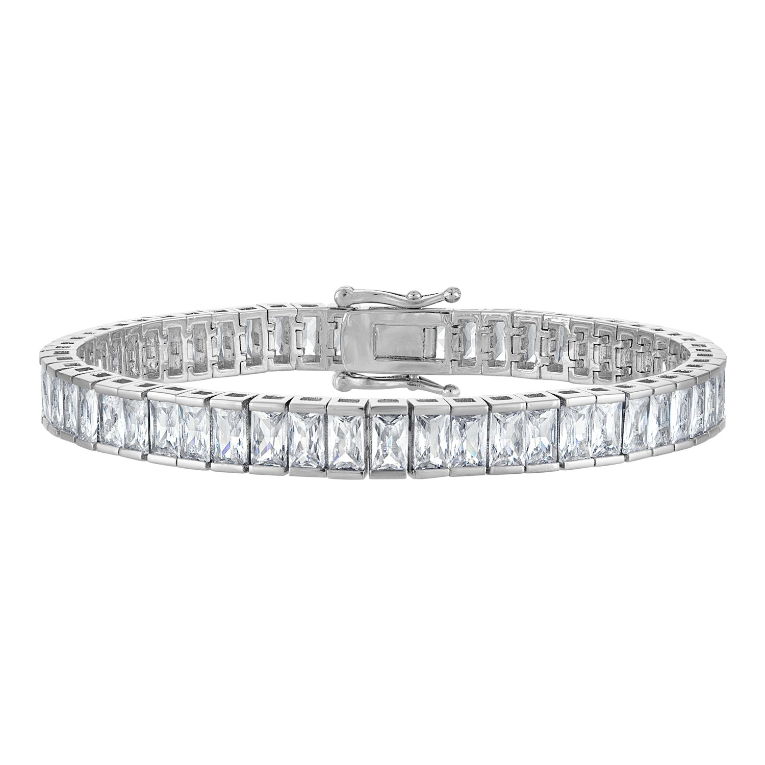 Tennis Bracelets | Cubic Zirconia | Inlay - Emerald