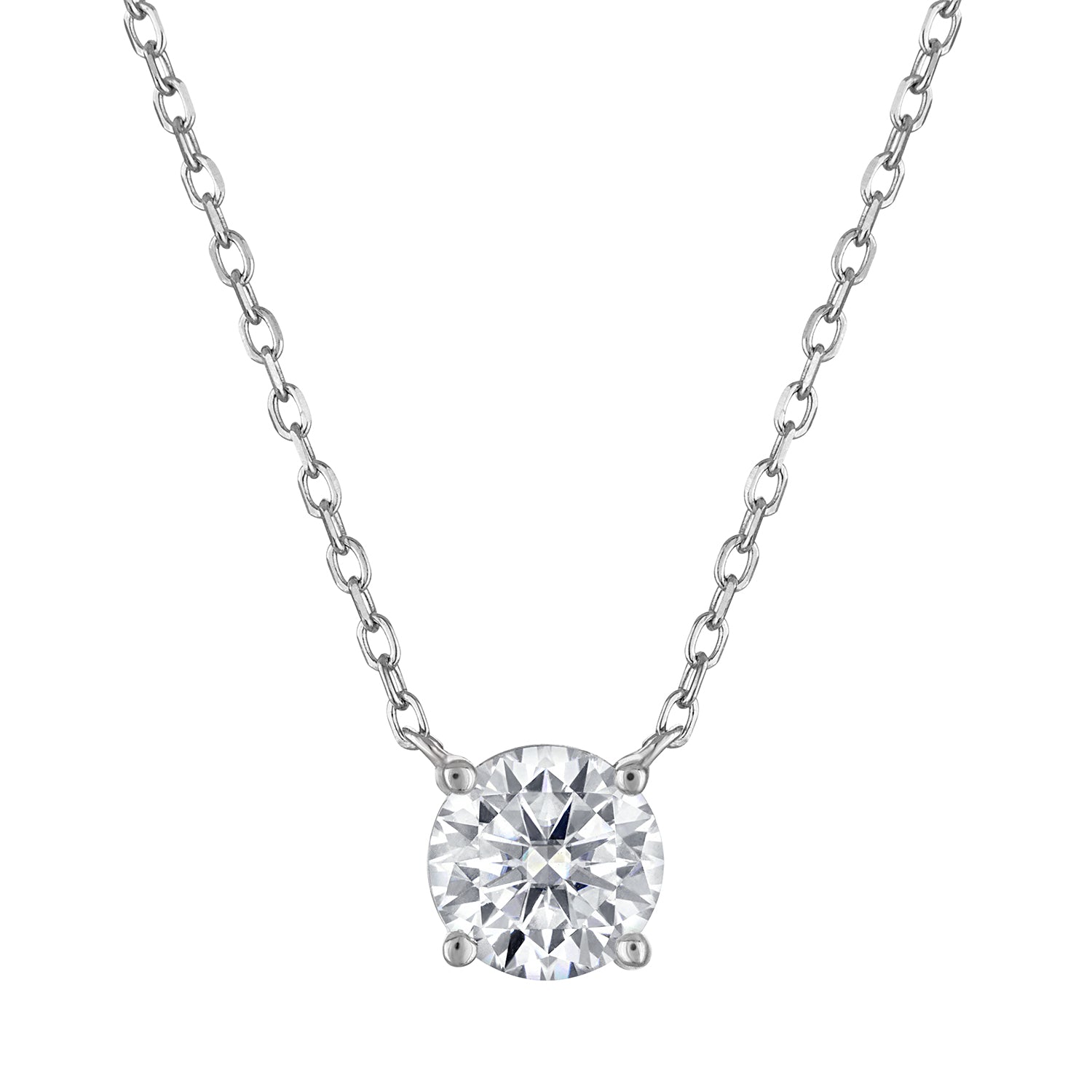 Pendant Necklace | Lab-Grown Diamond | 1 ct Round