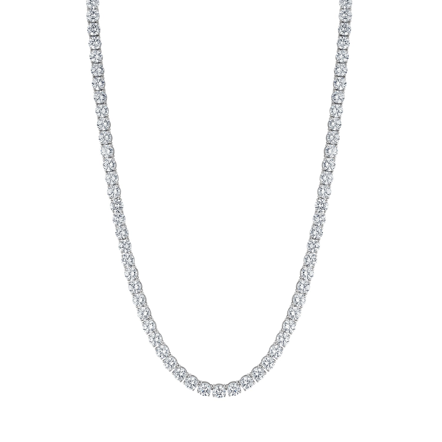 Tennis Necklaces | Cubic Zirconia | Round