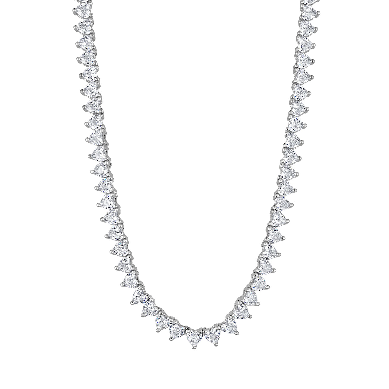 Tennis Necklaces | Cubic Zirconia | Heart