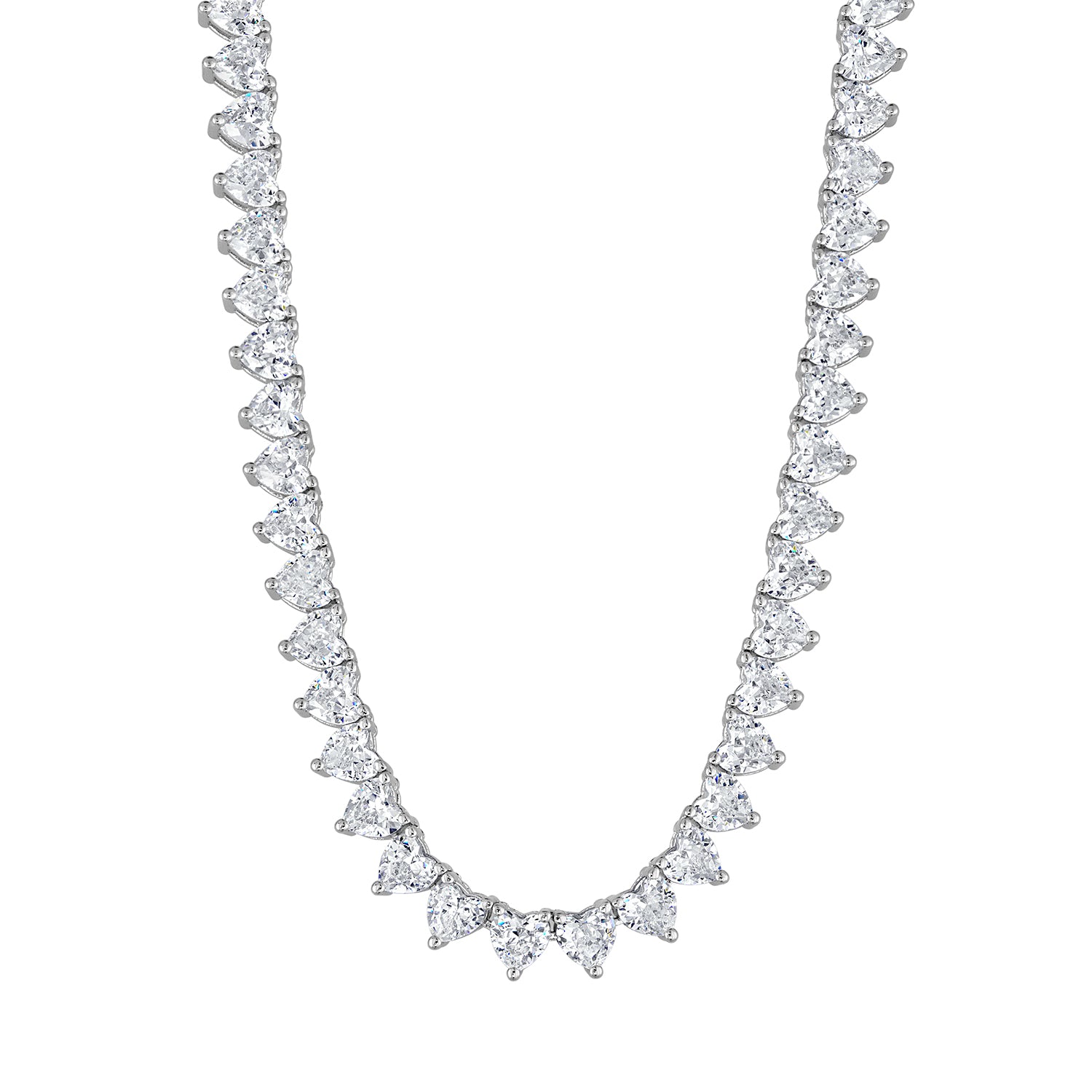 Tennis Necklaces | Cubic Zirconia | Heart
